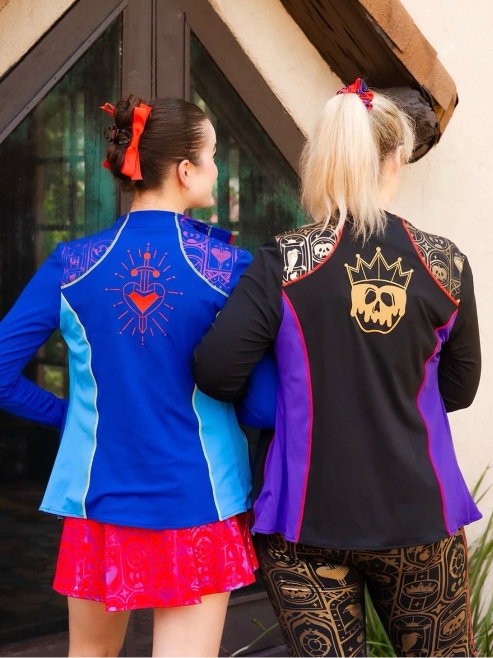 Crowned Athletics Disney Fairest Poisoned Heart Reversible Running Jacket XL